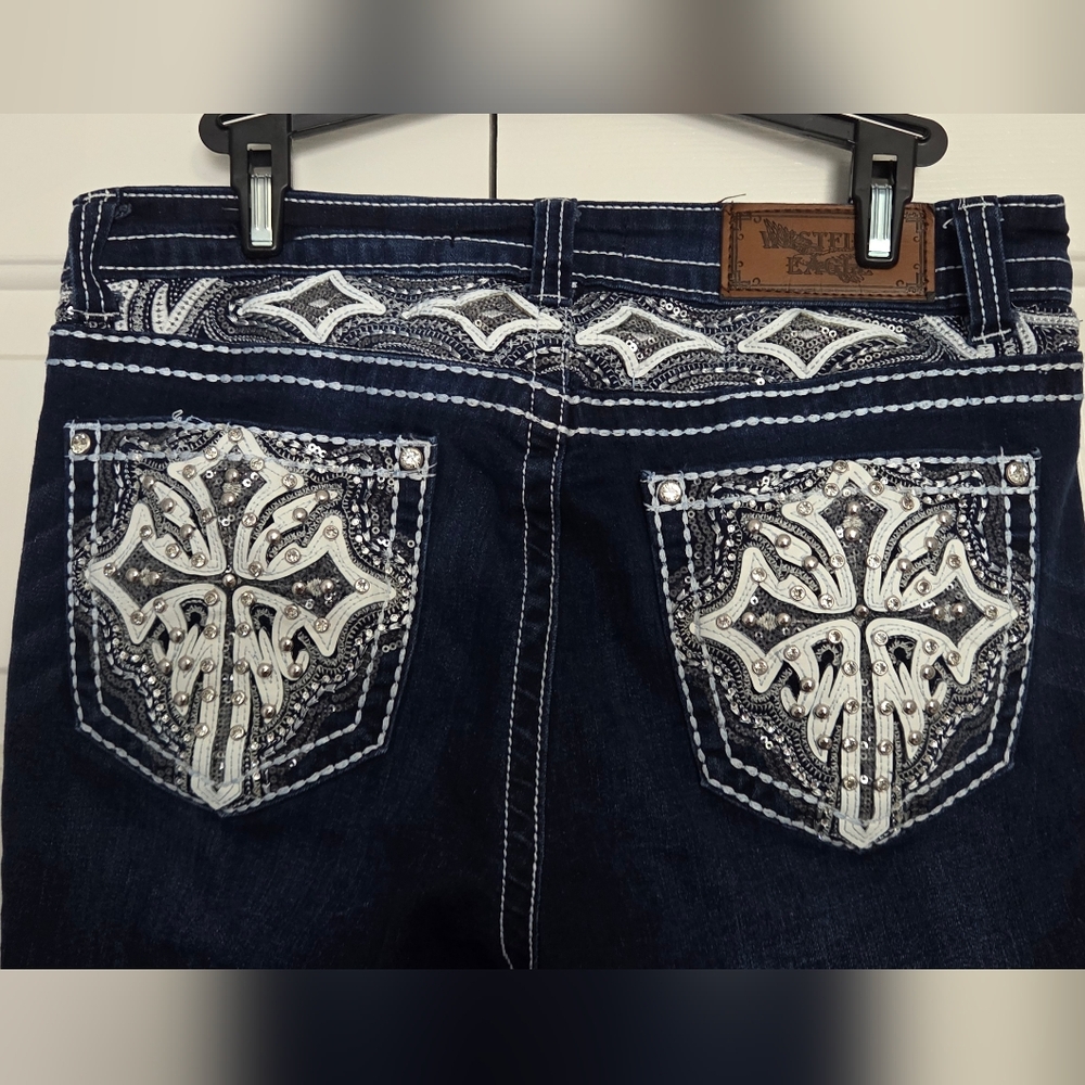 Westfield Eagle embellished cross Jeans